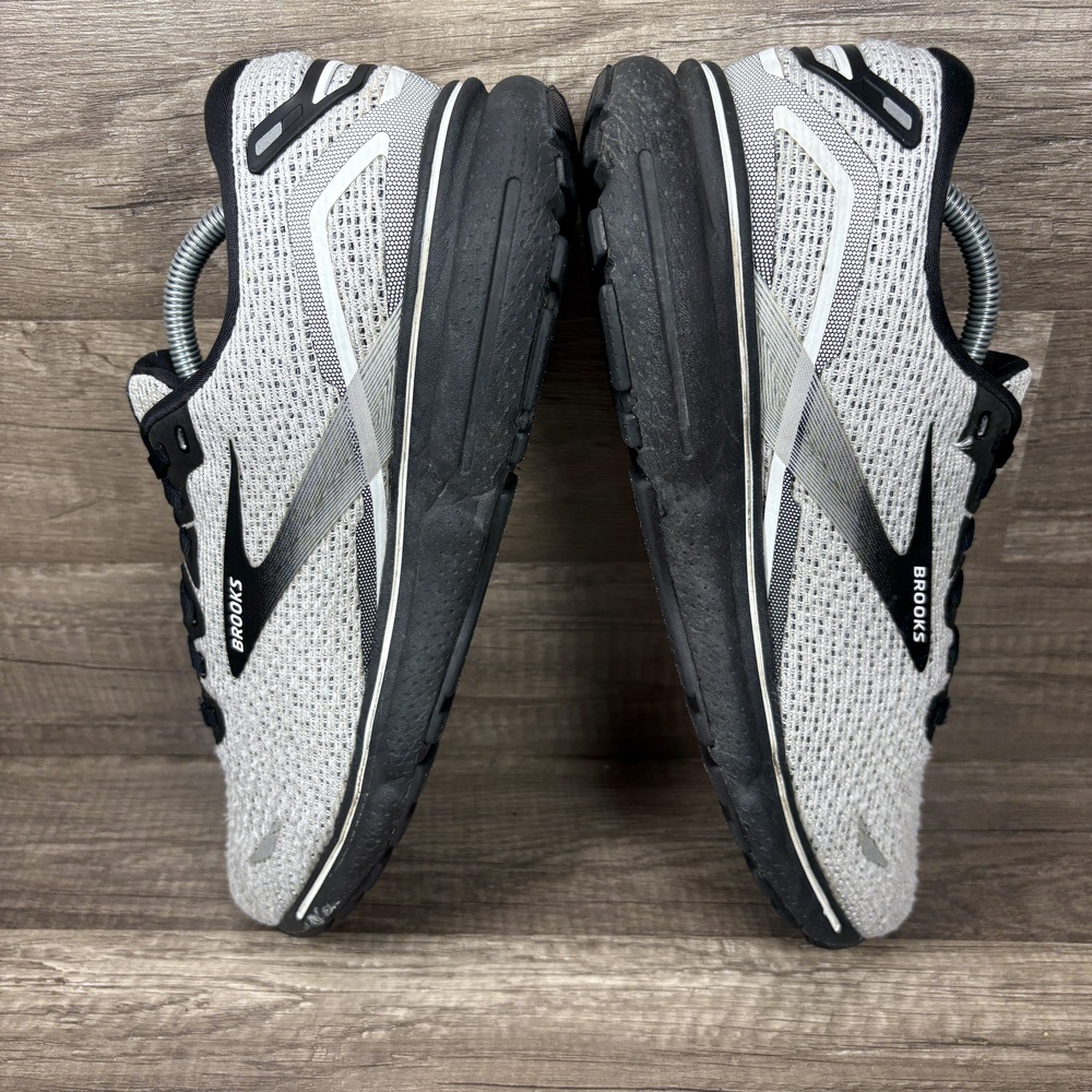 Brooks Ghost 15 Gray Black Mens US Size 10.5 EUR 44.5 1103931D121 Running Shoes - Picture 6 of 10